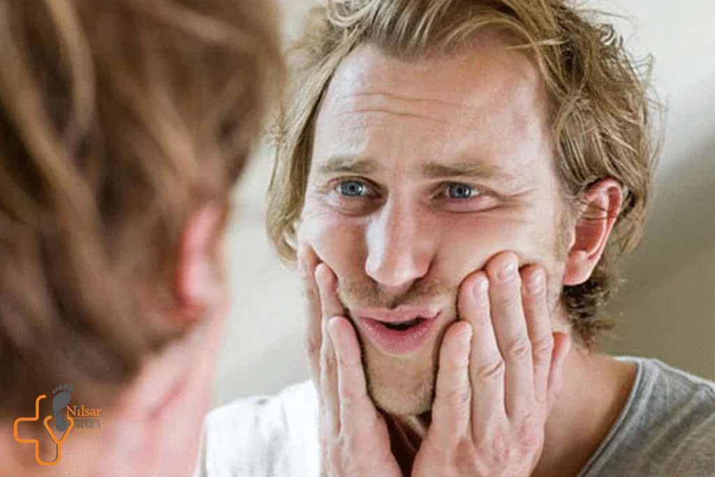 علائم قند خون بالا در چهره