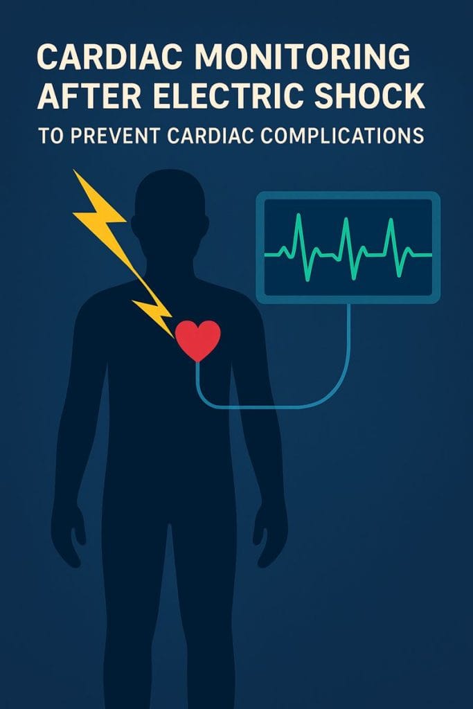 «پایش قلبی پس از برق‌گرفتگی برای پیشگیری از عوارض قلبی»