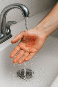 «خنک کردن سوختگی با آب جاری به‌عنوان اولین قدم کمک‌های اولیه سوختگی»