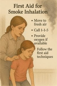 اقدامات فوری پس از استنشاق دود برای جلوگیری از آسیب ریه